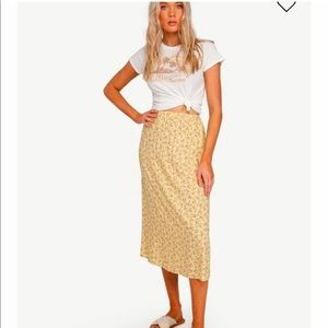 BILLABONG Midi Skirt - Yellow